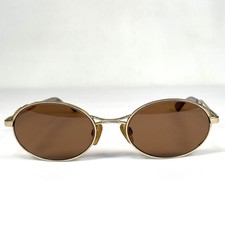 Vogue VO3233-S Vintage 90s Oval Gold Eyeglass Frames 52-19-135 Italy