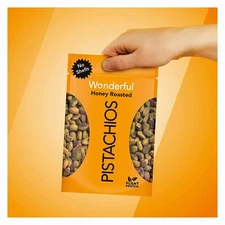 10/5.5 oz Bags Wonderful Honey Roasted Pistachios