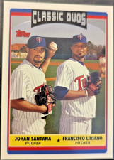 2006 Topps #UH328 Johan Santana Liriano Updates & Highlights Classic Duos