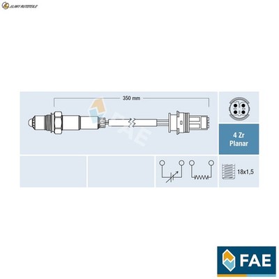 LAMBDASONDE 77632 FÜR BMW 1/Convertible/E88/E87/X/E84/E9 X1 N46B20B/E/C/A 2.0L