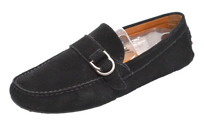 Aldo Men's Black Suede Loafer Driving Moccasins Shoes Size US 14 Good For Sz 12