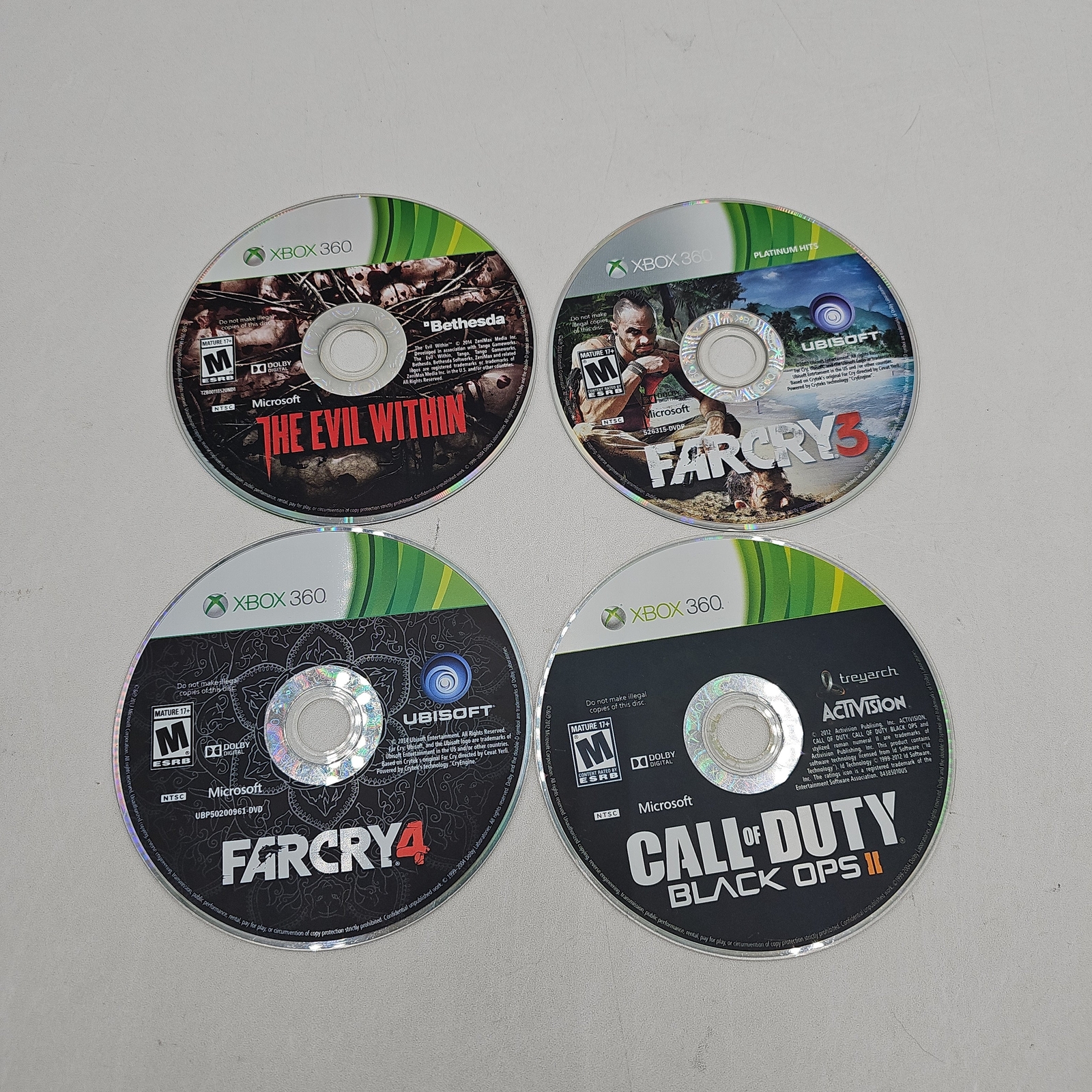 Microsoft Mortal Kombat, Naruto, Deadpool Xbox 360 Fighting Games Lot
