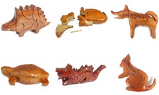 3D Animal Wooden puzzle Toy, Brain Teaser, Cube,Building Block for Kids PZA16-31