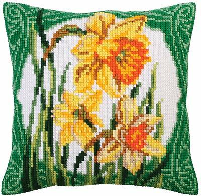 Collezione d' Arte Cuscino kit/Narcissus/40 x 40, Multi, 40 x 40 cm (P6R)