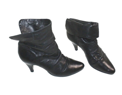 BUFFALO VINTAGE ECHTLEDER DAMENSTIEFEL BOOTS STIEFELETTEN WOMAN SHOES 37 #20-5#
