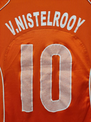 Netherland Football National Team V.Nistelrooy #10 Soccer Jersey Top Nike Mens M - Picture 10 of 12