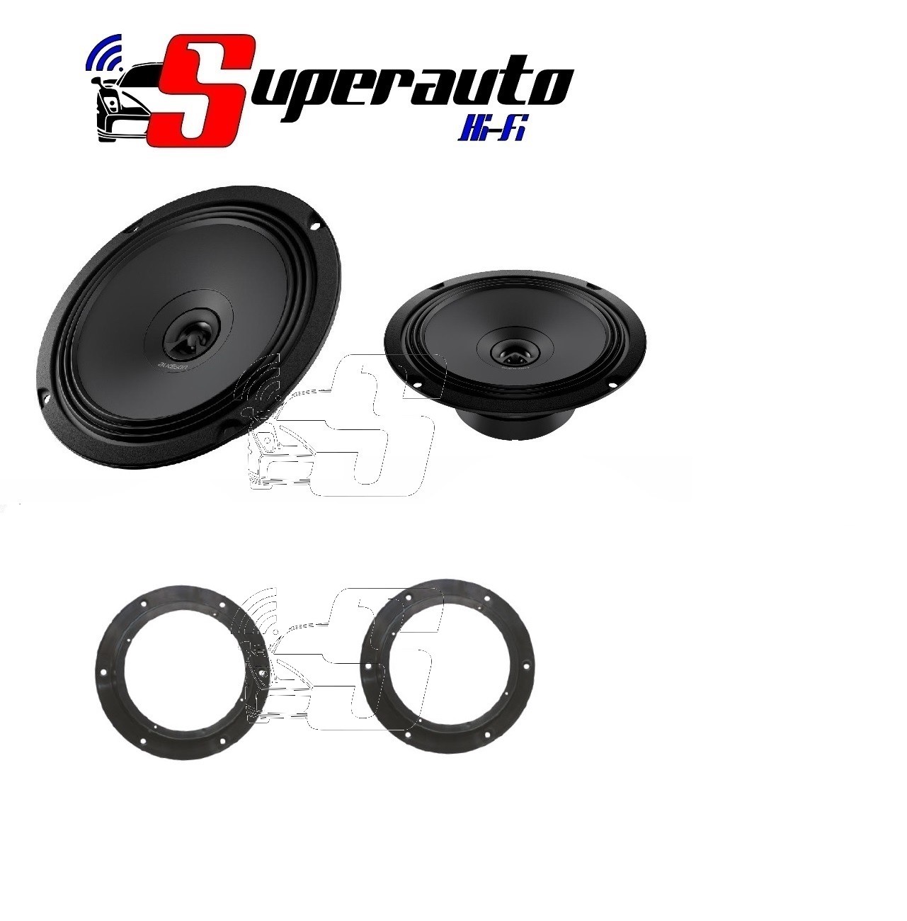 Audison APX 6.5 Altoparlanti Coassiali 16cm per VW Jetta 2005 | Qualità OEM