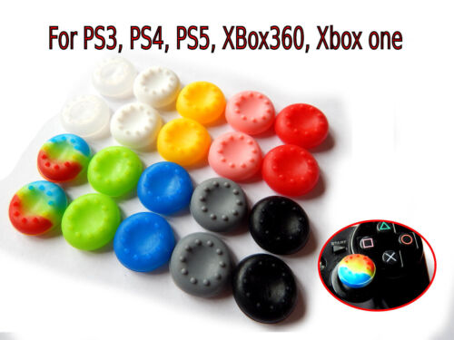 2x tapas de agarre de silicona para Thumbstick PS3 PS4 PS5 Xbox 360/ONE... - Imagen 1 de 11