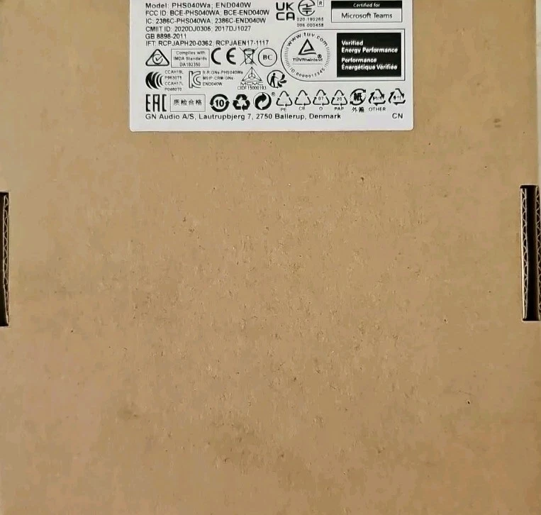 Brand New Jabra Speak 750 USB & Bluetooth Speakerphone, Part #: 7700-309. - Image 3 of 4