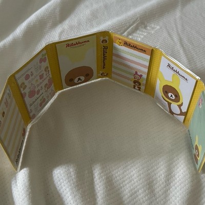 San-X Rilakkuma 6 Memo Pads Fold Book