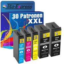 30 Patronen XXL PlatinumSerie für Lexmark 10...