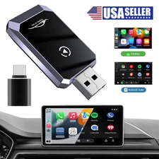 New Wireless CarPlay Converter Box with Original MIC Support Type-C to USB Cable