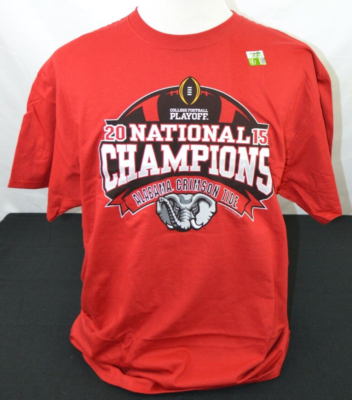 University of Alabama Crimson Tide S/S 2015 Championship Tee Shirt