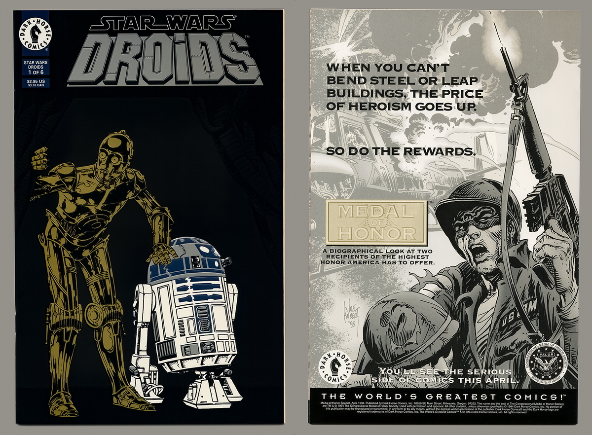 アメコミ1994スターウォーズDROiDS 1-6セット STAR WARS DROIDS VOL. 2 #1-#6 A COMPLETE SET 1994 NM | eBay