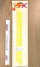 8 Aurora AFX Slot Car DROP-IN FENCE Decor Retainer Guard Rail BRIGHT YELLOW 1532