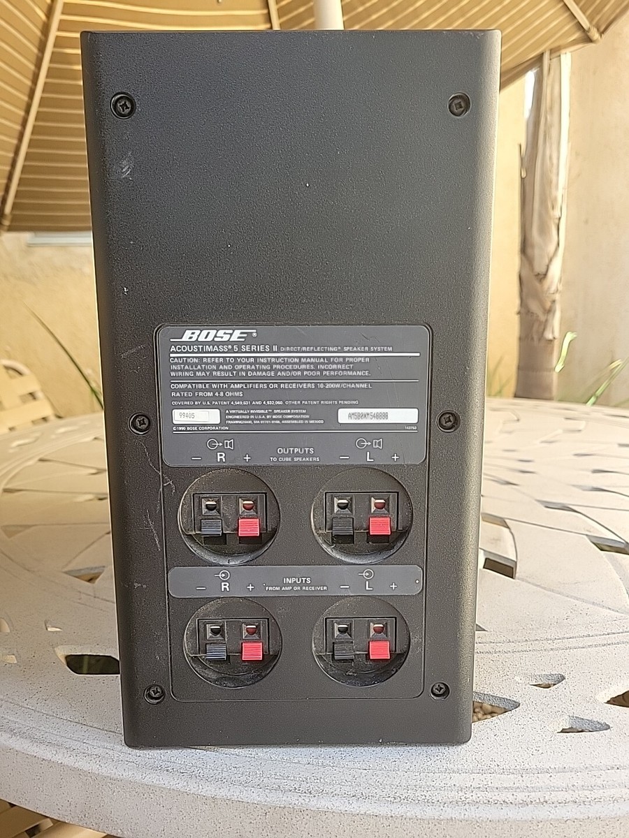 Bose Acoustimass 5 Series II Direct Reflecting Speaker System