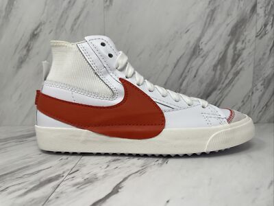 Nike Blazer Mid 77 Jumbo Swoosh Check White Mantra Orange DH7690