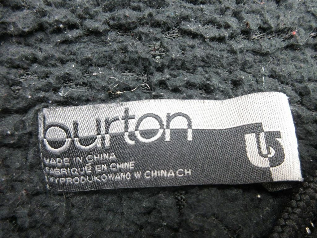 burton athletic full zip side pockets hooded jacket