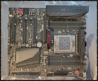 ASUS ROG RAMPAGE IV BLACK EDITION LGA 2011 DDR3 USB 3.0 Intel X79 Motherboard