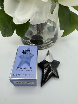 Mugler Angel Elixir Eau de Parfum EDP MINI Splash Dabber .16oz / 5ml New in Box
