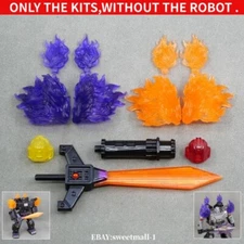Weapon/Flame Effect/Transparent Eyes Upgrade Kit For AOTP Megatronus The Fallen