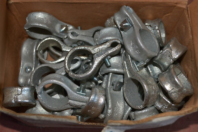 (20) Appleton CH75 Guy Wire Conduit Clamp Hanger, Guy Wire:3/8'' Rigid: 3/4''