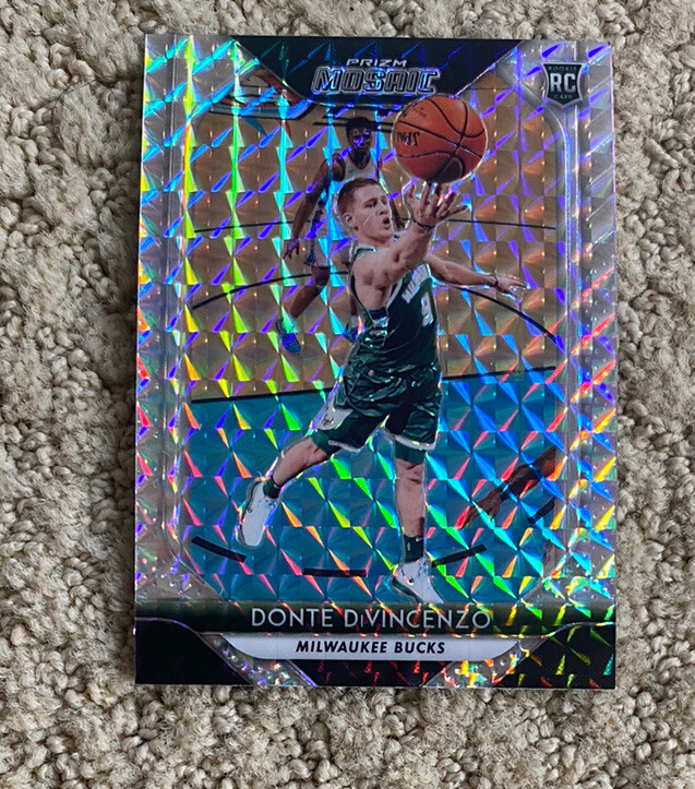 2018-19 Panini Prizm Silver Mosaic Donte DiVincenzo Rookie Card #26 Silver