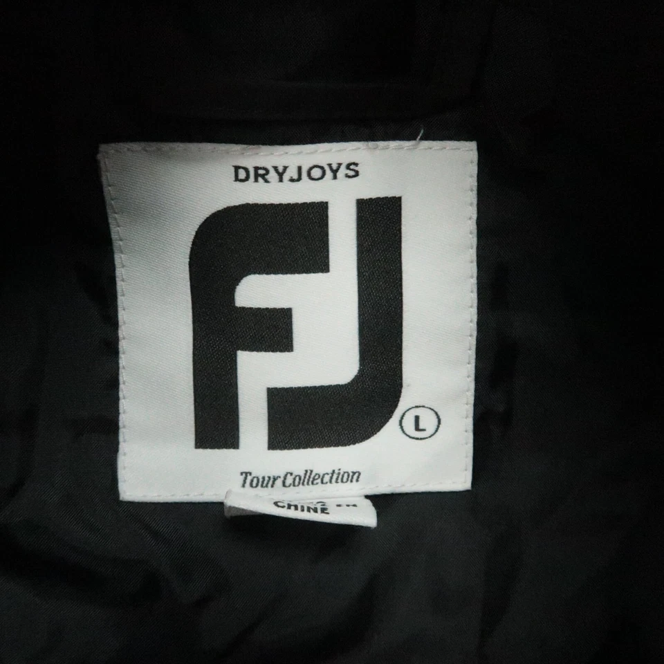 Footjoy Jacket Mens Large Red Dryjoys Tour Collection Half Zip Short Sleeve - Image 3 of 4