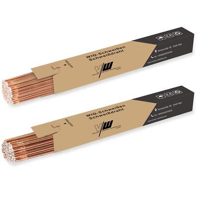 2kg Stahl Schweißstäbe WIG ER 70S-6 SG3 | 1kg 1,6mm und 1kg 2,4mm Verschleißteil