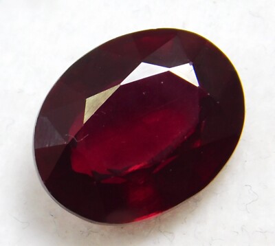 Natural 5.80 Ct Awesome Red Ruby ''Certified'' Oval Shape Rare Loose Gemstone