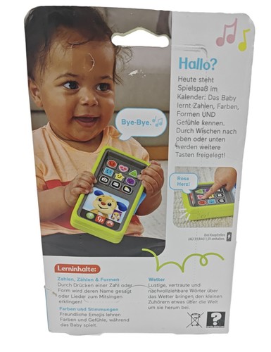 FISHER PRICE DIVERSIÓN DE APRENDIZAJE 2 EN 1 SMARTPHONE 9-36 MESES juguetes juego educativo NUEVO - Imagen 3 de 12