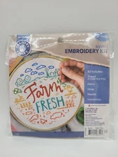 ArtSkills Floral Embroidery Kit FARM FRESH PA6741 