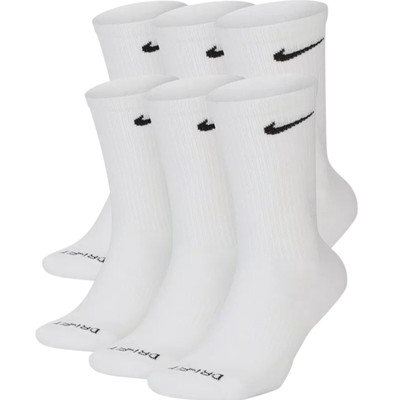 Nike Everyday Dri-Fit 6 Paar Socken Fitness Sportsocken Schwarz Weiß SX6897