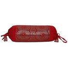 Red Bolster Cover Bolster Cover Brocade Jacquard Gypsy Tribal Hippie Pillow