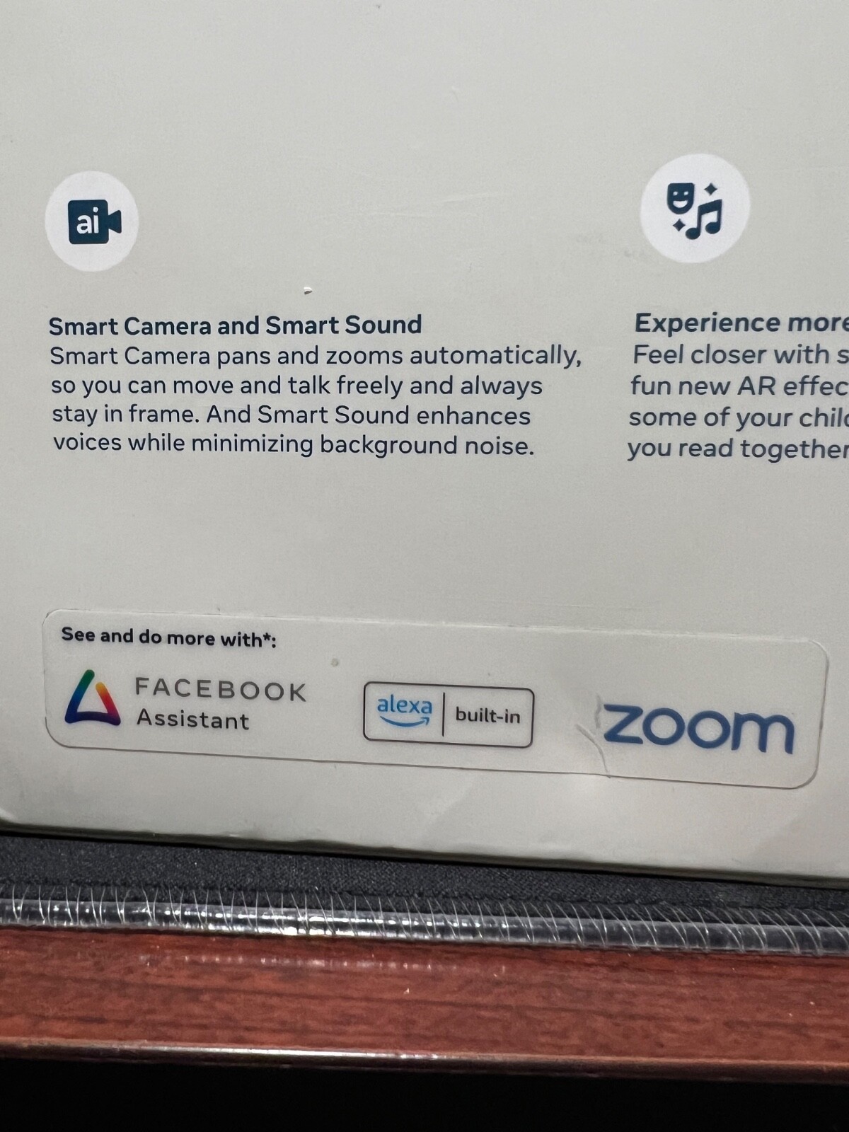 Facebook Portal Smart Video Calling 10” Touch Screen Display Alexa