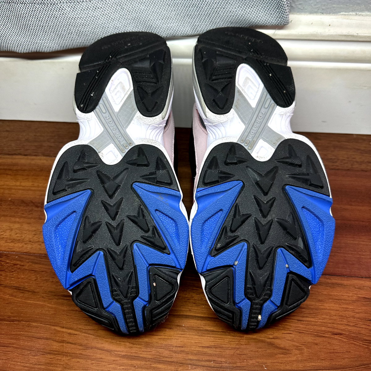 Adidas Falcon Black and Pink Kylie Jenner Shoes - Main Image