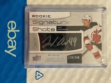 2018-19 Upper Deck Engrained Rookie Signature Shots #RSSJA Joey Anderson  / 249