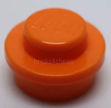Lego 30x Orange Plate Round 1 x 1