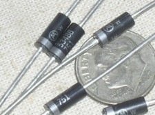 5 MOTOROLA 1N5348B 11V 11 V VOLT 5W 5 W WATT AXIAL POWER ZENER CLAMP DIODE USA