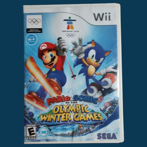 Wii - Mario & Sonic bei den Olympischen Winterspielen nur Etui - kein Spiel oder Handbuch