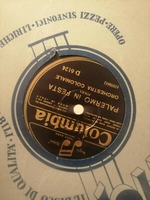 78 Giri Columbia D 6124 Orchester Kolonial Palermo IN Party / Amor Verraten 30's