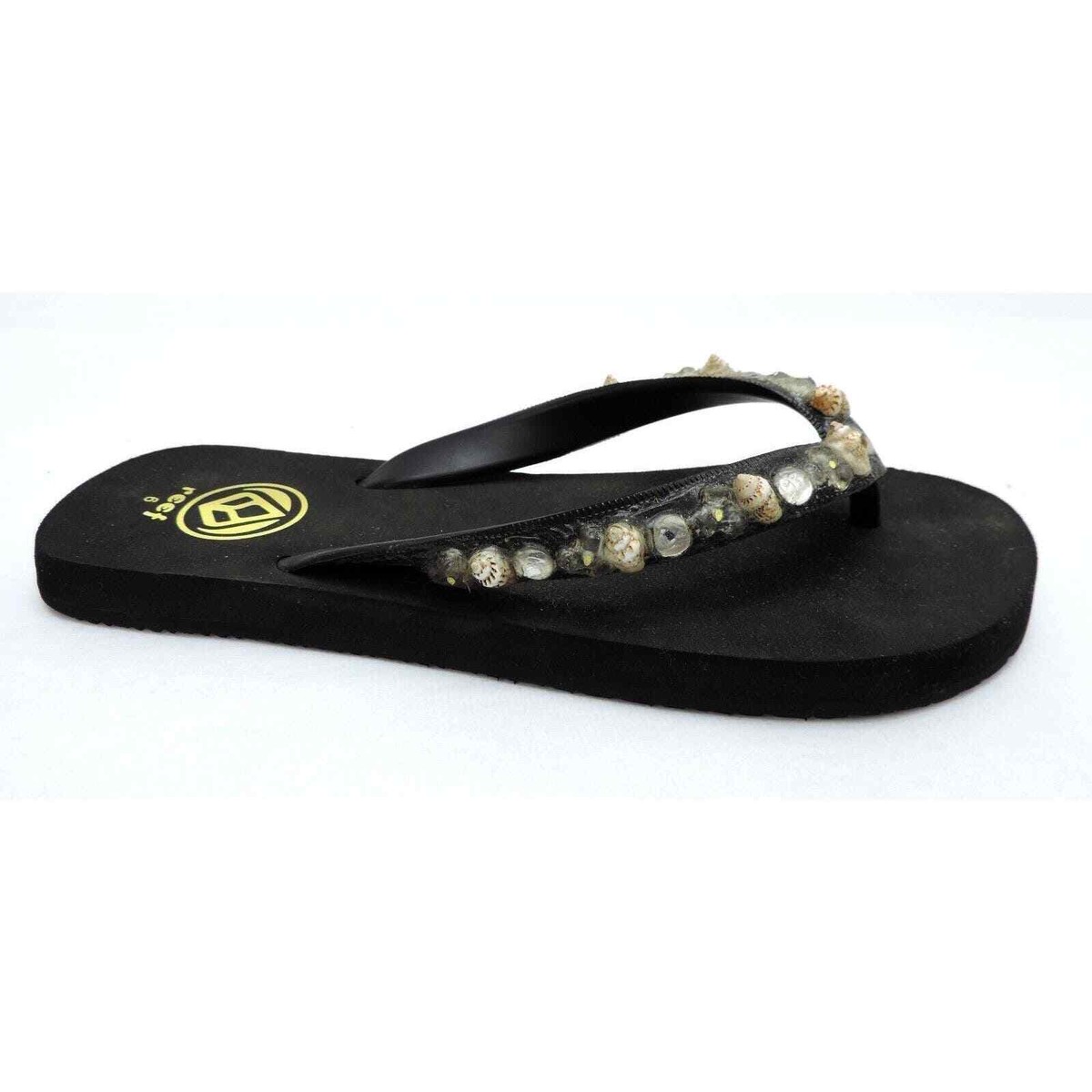 サンゴ　dnnnnnnnn Reef women's size 6 seashell flip flops sandals shoes | eBay