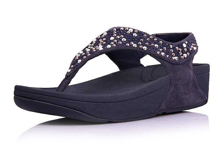 Fitflop Mujer Cuero Flash Taladro Pantuflas Sandalias Mulas Playa Plataforma Zapatos