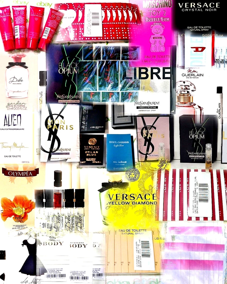 105 FAMOUS DESIGNER PERFUMES 7 DIFFERENT 15 EA. D&G JUICY STELLA SJP MIU MIU +++ - Image 3 of 4