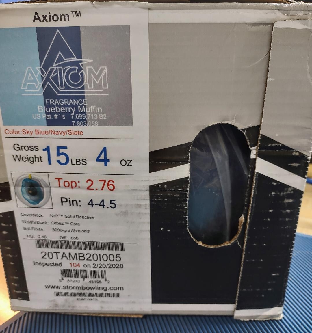 Storm Axiom Bowling Ball 15lb USED eBay