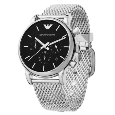 Orologio Cronografo Emporio Armani AR1808 al quarzo 46 mm da uomo ✓ | eBay