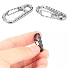 200pcs Carabiner Mini Size Outdoor Black 547