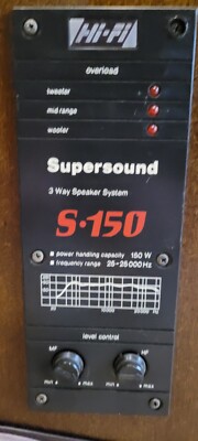 Radiotehnika: Supersound S-150Lautsprecher -Hi-Fi -150W