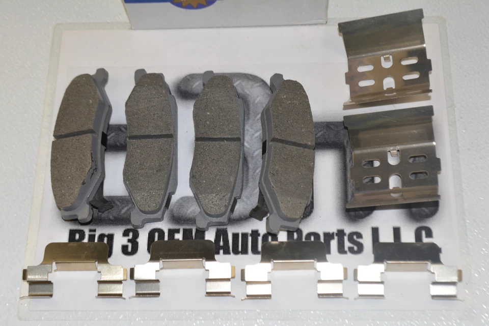 雪佛兰 Corvette 凯迪拉克 XLR 后陶瓷刹车片套件全新原始设备制造商 19387628 — 第 3/4 张图片