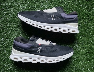 On Cloudstratus 3 Black Frost Speedboard  Running Shoes Men's Size 10.5